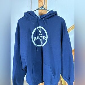 AYR Men's Navy Hoodie with Logo